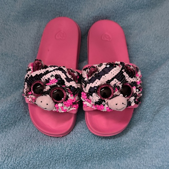 Ty Beanie Boos Sequin Sandal/Slipper- SZ 1-3 - Picture 1 of 5